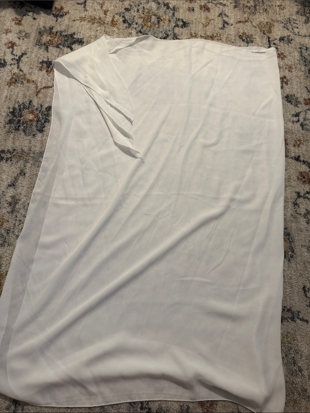 Sheer White Wrap Skirt/Sarong